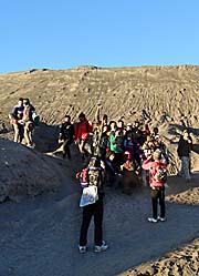 'Javanese Tourists at the Foot of Mount Bromo' by Asienreisender